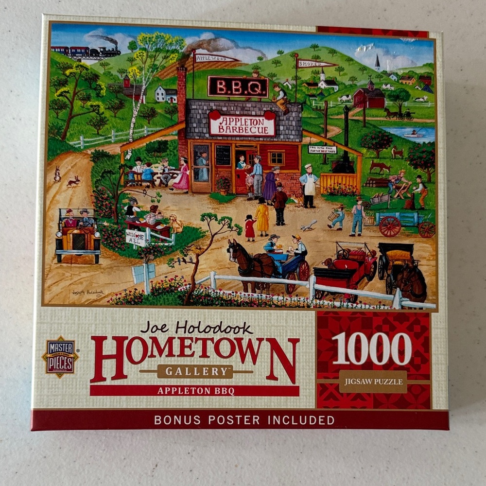 Master of Pieces Colorful Country Appleton BBQ Puzzle 1000 pieces